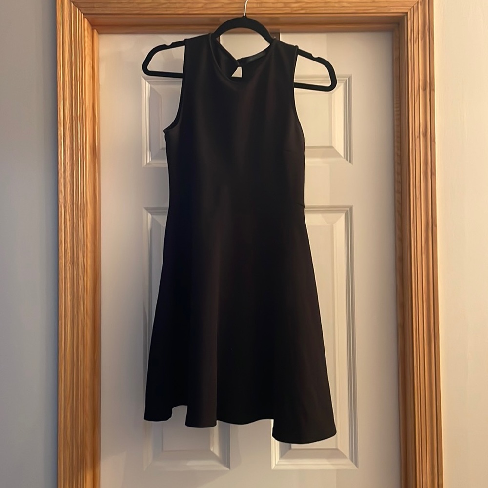 Skater style black dress